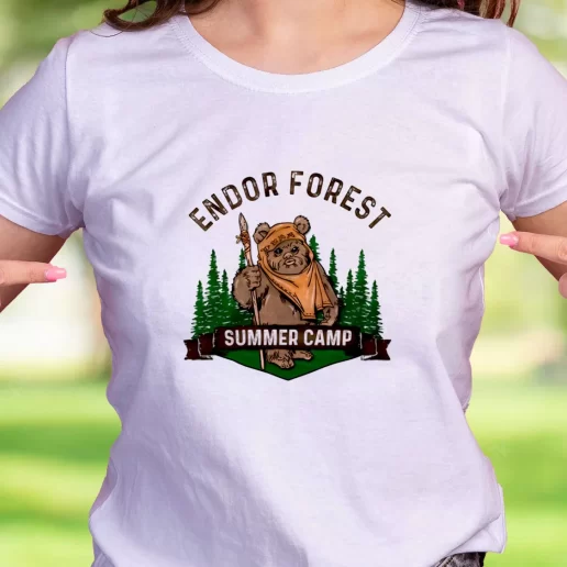 Cool T Shirt Endor Forest Summer Camp