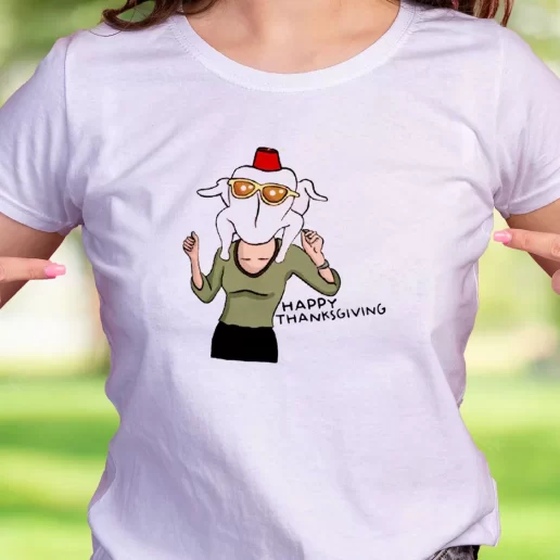 Cool T Shirt Friends Thanksgiving Monica Turkey