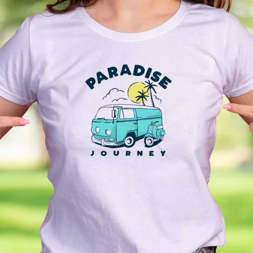 Cool T Shirt Paradise Journey Caravan Camping