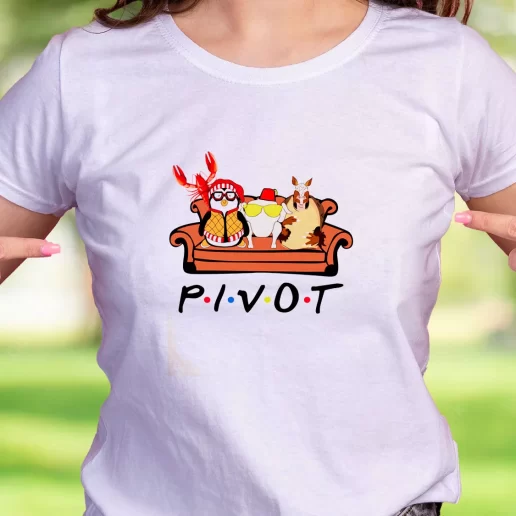 Cool T Shirt Pivot Shut Up Friends Thanksgiving