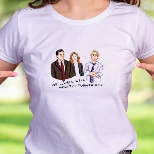 Cool T Shirt The Office Well How The Turntables