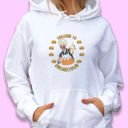 Cute Hoodie Bob Fieri Welcome To Burgertown