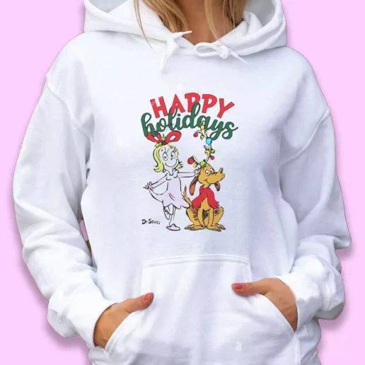 Cute Hoodie Cindy Lou Happy Holidays