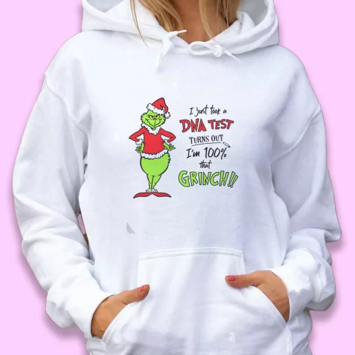 Cute Hoodie DNA Test Im 100 Percent Grinch