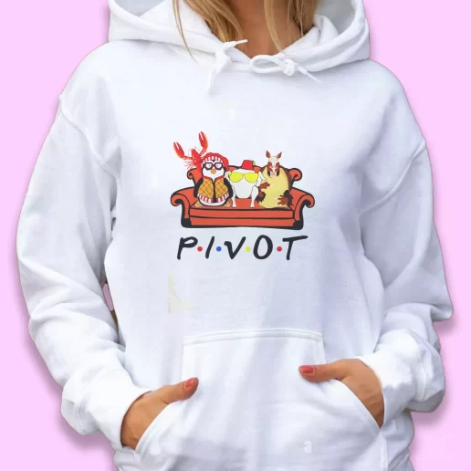 Cute Hoodie Pivot Shut Up Friends Thanksgiving