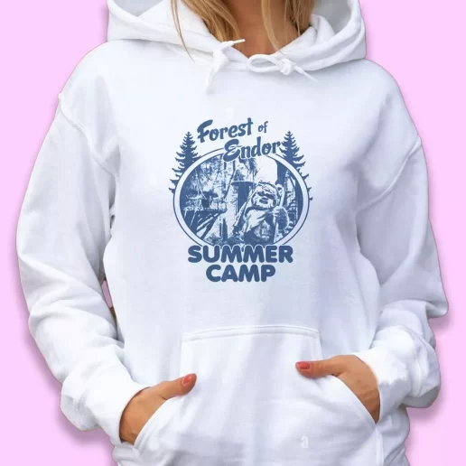 Cute Hoodie Star Wars Wicket Ewoks Endor Forest Camp