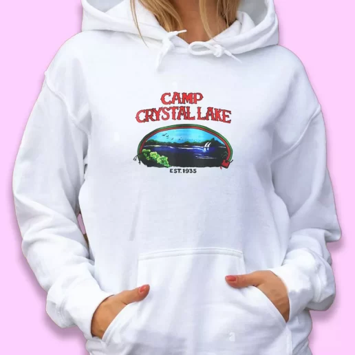 Cute Hoodie Vintage Camp Crystal Lake 1935