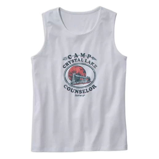Friday the 13th Camp Counselor Crystal Lake Summer Tank Top