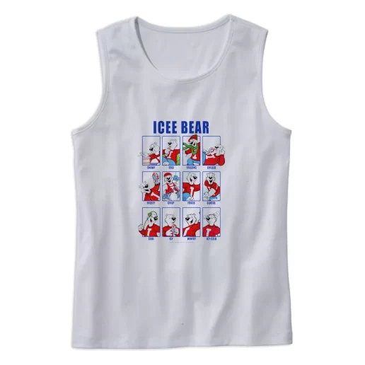 ICEE Bear Emotions Face Summer Tank Top