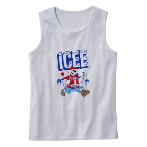 ICEE Bear Happy Hiking Summer Tank Top