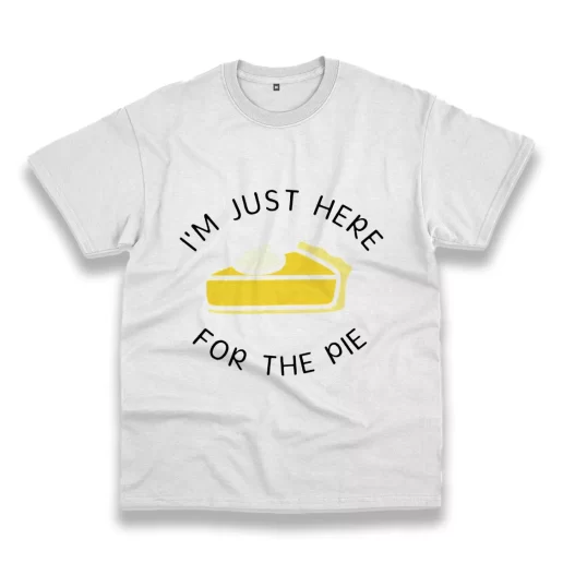 Im Just Here for the Pie Thanksgiving Vintage T Shirt