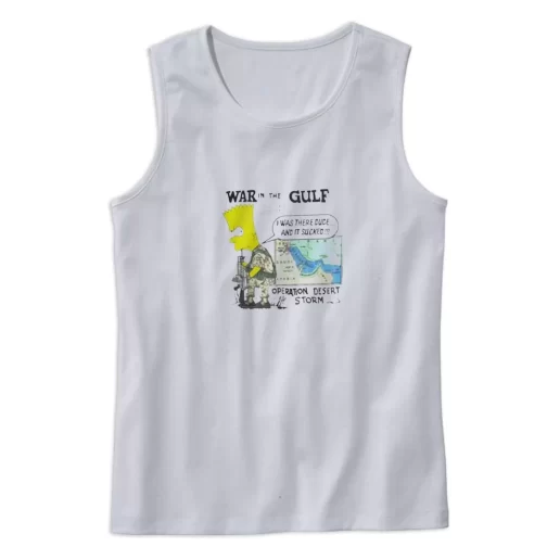 Nathan McDermott Bart Gulf 1991 Summer Tank Top