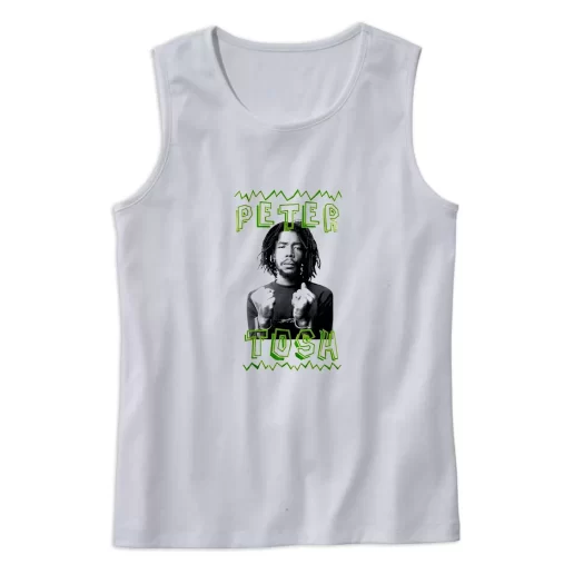 Retro Reggae Jamaica Peter Tosh Summer Tank Top