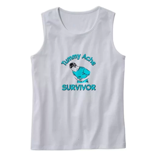 Tummy Ache Survivor Stomachache Summer Tank Top