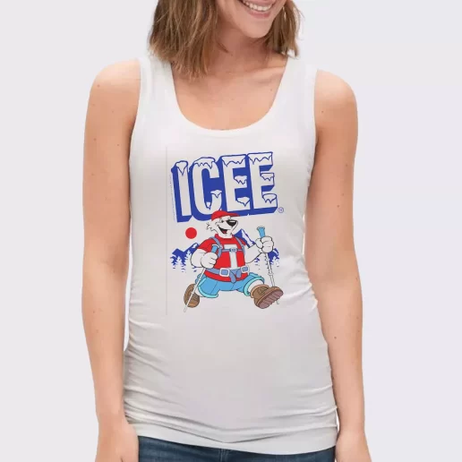 Women Classic Tank Top ICEE Bear Happy Hiking