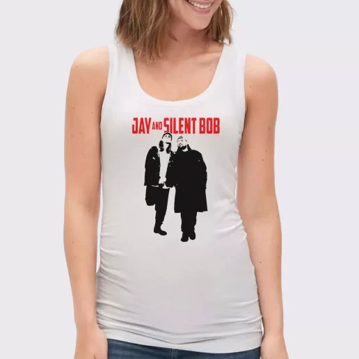 Women Classic Tank Top Jay And Silent Bob Graffiti