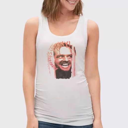 Women Classic Tank Top The Shining Heres Johnny Movie