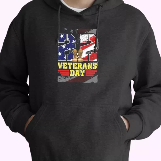 22 Veterans Day Old Hoodie Veterans Day 1