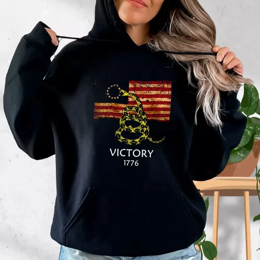 Aesthetic Hoodie Betsy Ross Flag American Victory 1776 Gifts For Veterans Day 1