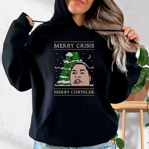 Aesthetic Hoodie Christine Sydelko Merry Crimus Crisis Chrysler Christmas Xmas Costume 1