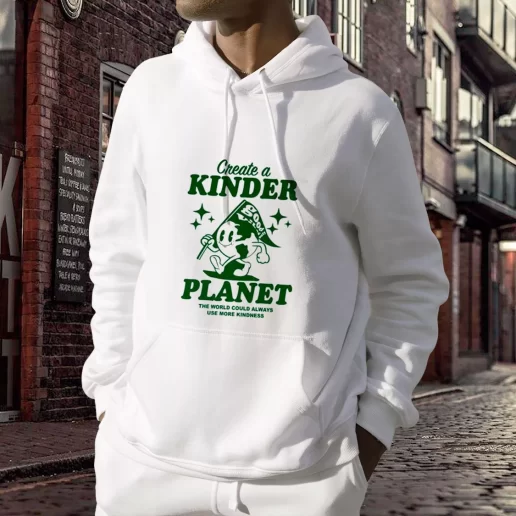 Aesthetic Hoodie Create A Kinder Planet Costume For Earth Day 1