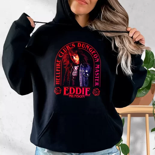 Aesthetic Hoodie Eddie Munson Hellfire Club Dungeon Master 1