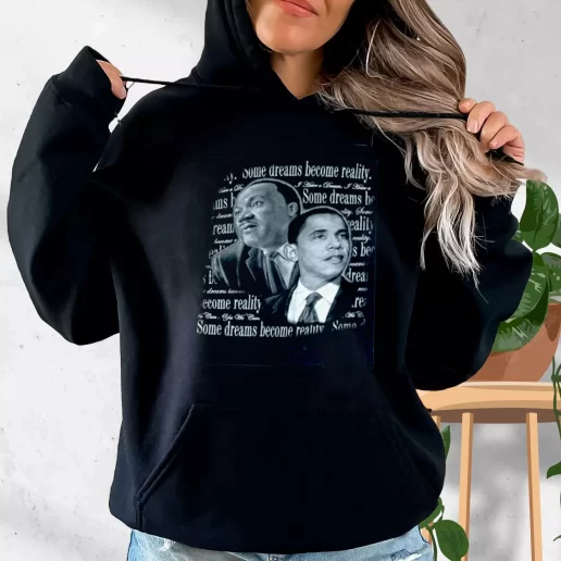 Aesthetic Hoodie Martin Luther King Jr Feat Barack Obama 1