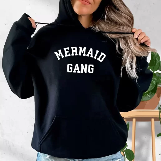 Aesthetic Hoodie Mermaid Gang Tumblr Trendy Outfit 1