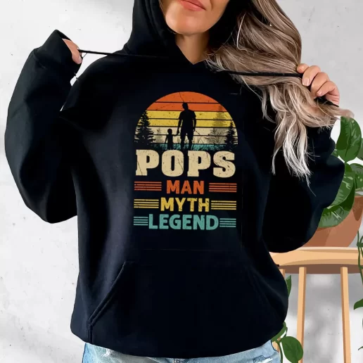 Aesthetic Hoodie Pops The Man The Myth The Legend Sunset Gift Fo Father In Law 1