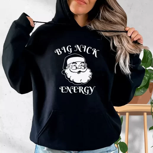 Aesthetic Hoodie SAnta BIG NICK ENERGY Xmas Costume 1