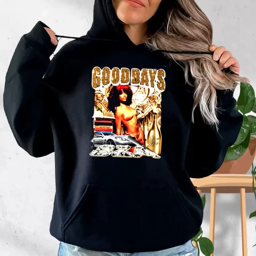 Aesthetic Hoodie SZA Good Days Rich 1