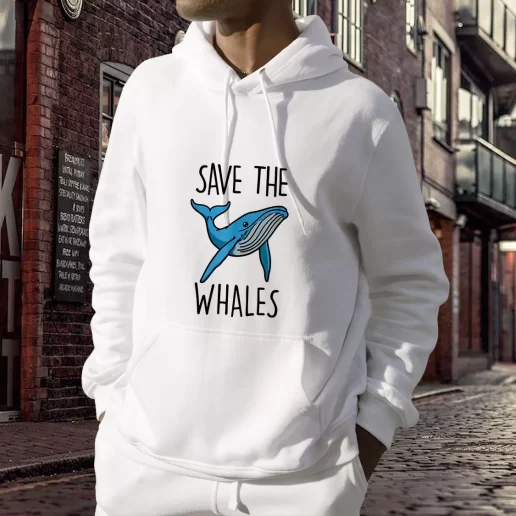 Aesthetic Hoodie Save The Whales Costume For Earth Day 1