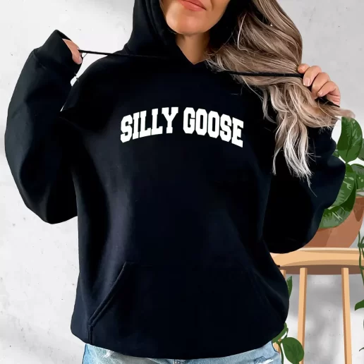 Aesthetic Hoodie Silly Goose College Academy Trendy Outfit 1