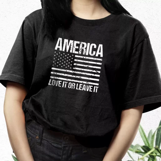 Aesthetic T Shirt America Love it or Leave It Best Gifts For Veterans Day 1