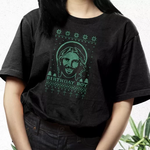 Aesthetic T Shirt Birthday Boy Jesus 1