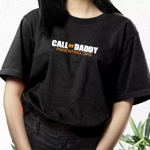 Aesthetic T Shirt Call Of Daddy Parenting Ops Cod Dad Gift Idea 1