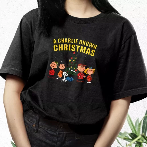 Aesthetic T Shirt Charlie Brown Christmas Xmas Streetwear Outfits 1