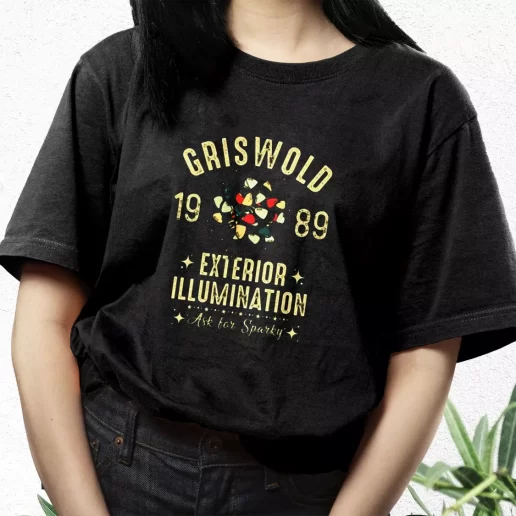 Aesthetic T Shirt Griswold Family Exterior Illumination Xmas Streetwear Outfits 1