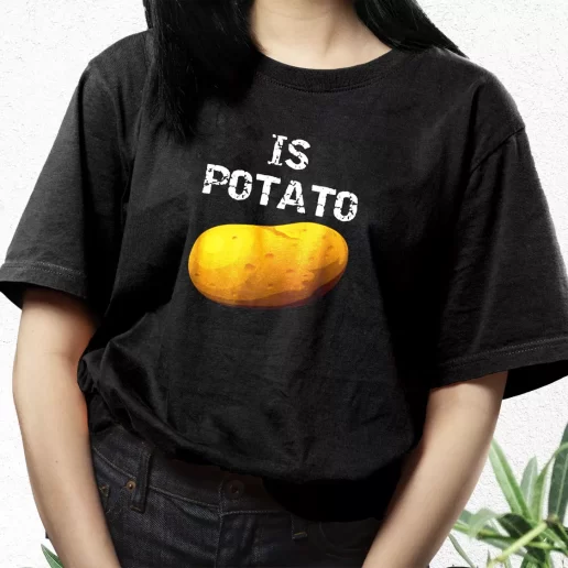 Aesthetic T Shirt Is Potato As Seen On Late Night Television 1