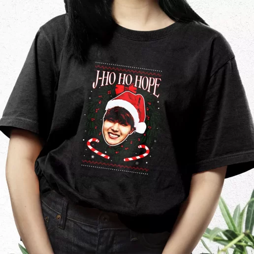 Aesthetic T Shirt Jung Ho seok Kpop Fangirl Xmas Streetwear Outfits 1