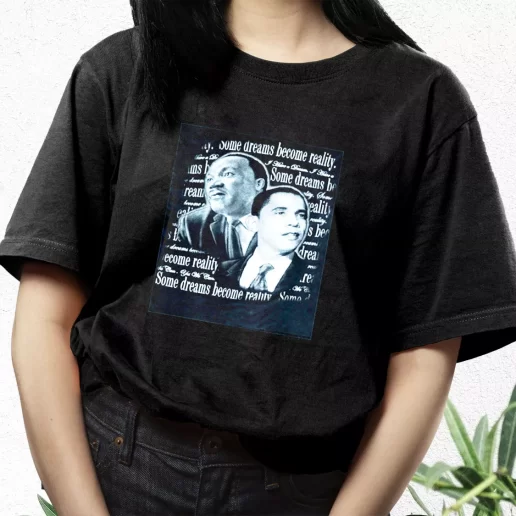 Aesthetic T Shirt Martin Luther King Jr Feat Barack Obama 1