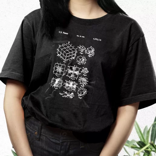 Aesthetic T Shirt Rubiks Cube Patent 1