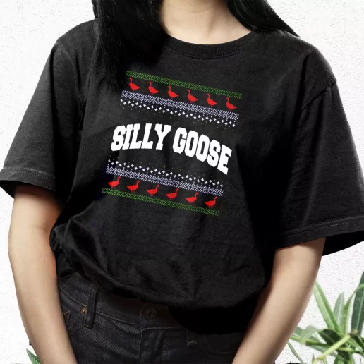 Aesthetic T Shirt Silly Goose Tacky Ugly 1