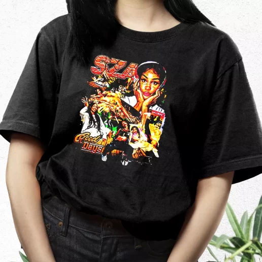 Aesthetic T Shirt Sza Good Days 1