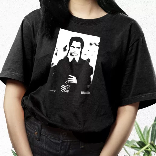 Aesthetic T Shirt Wednesday Addams Poison Horror Movie 1