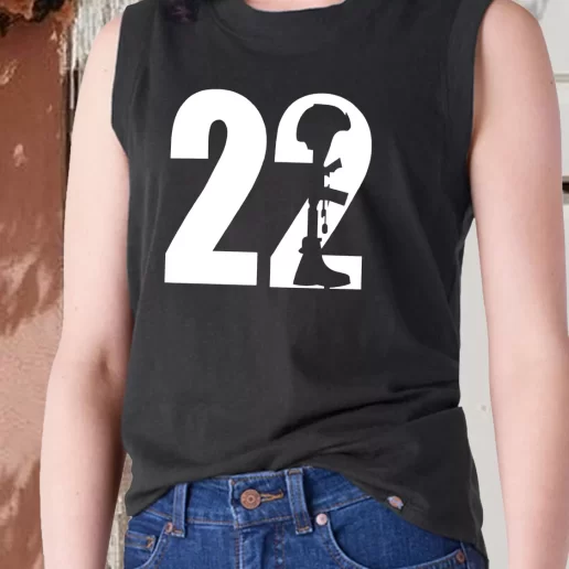 Aesthetic Tank Top 22 A Day Veteran Warrior Combat Veterans Day 1