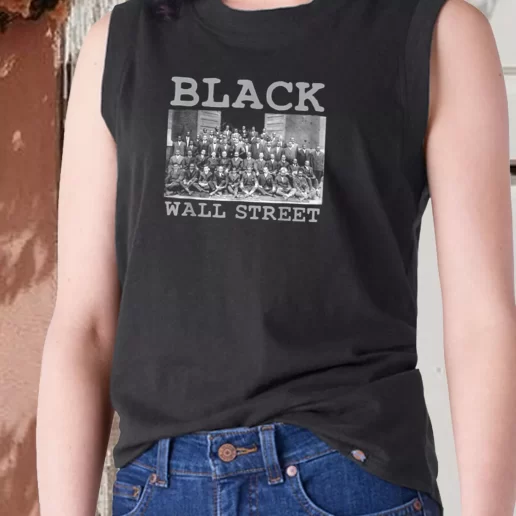 Aesthetic Tank Top Black Business Black History Month Black Wall Street 1