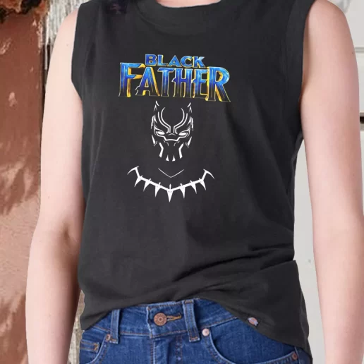 Aesthetic Tank Top Black Father Marvel Fan Dad Gift Ideas 1