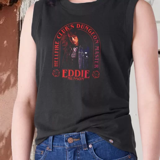 Aesthetic Tank Top Eddie Munson Hellfire Club Dungeon Master 1