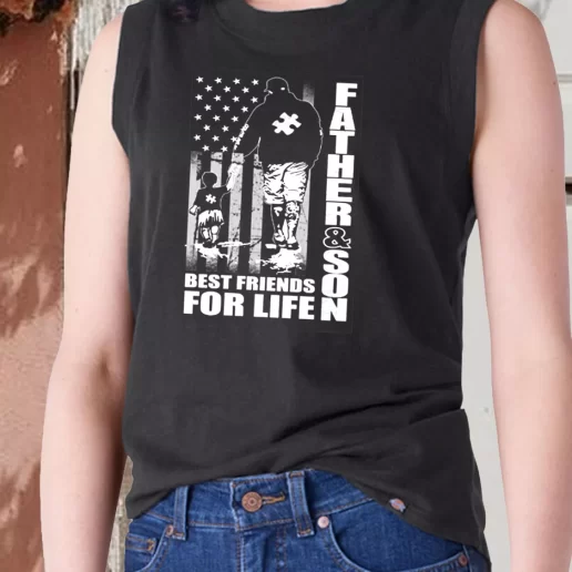 Aesthetic Tank Top Father And Son Best Friends For Life Dad Gift Ideas 1